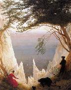 Caspar David Friedrich Chalk Cliffs on Rugen (mk09) painting